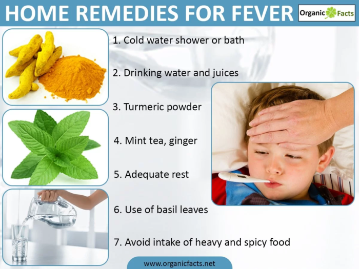 How to treat a fever in children